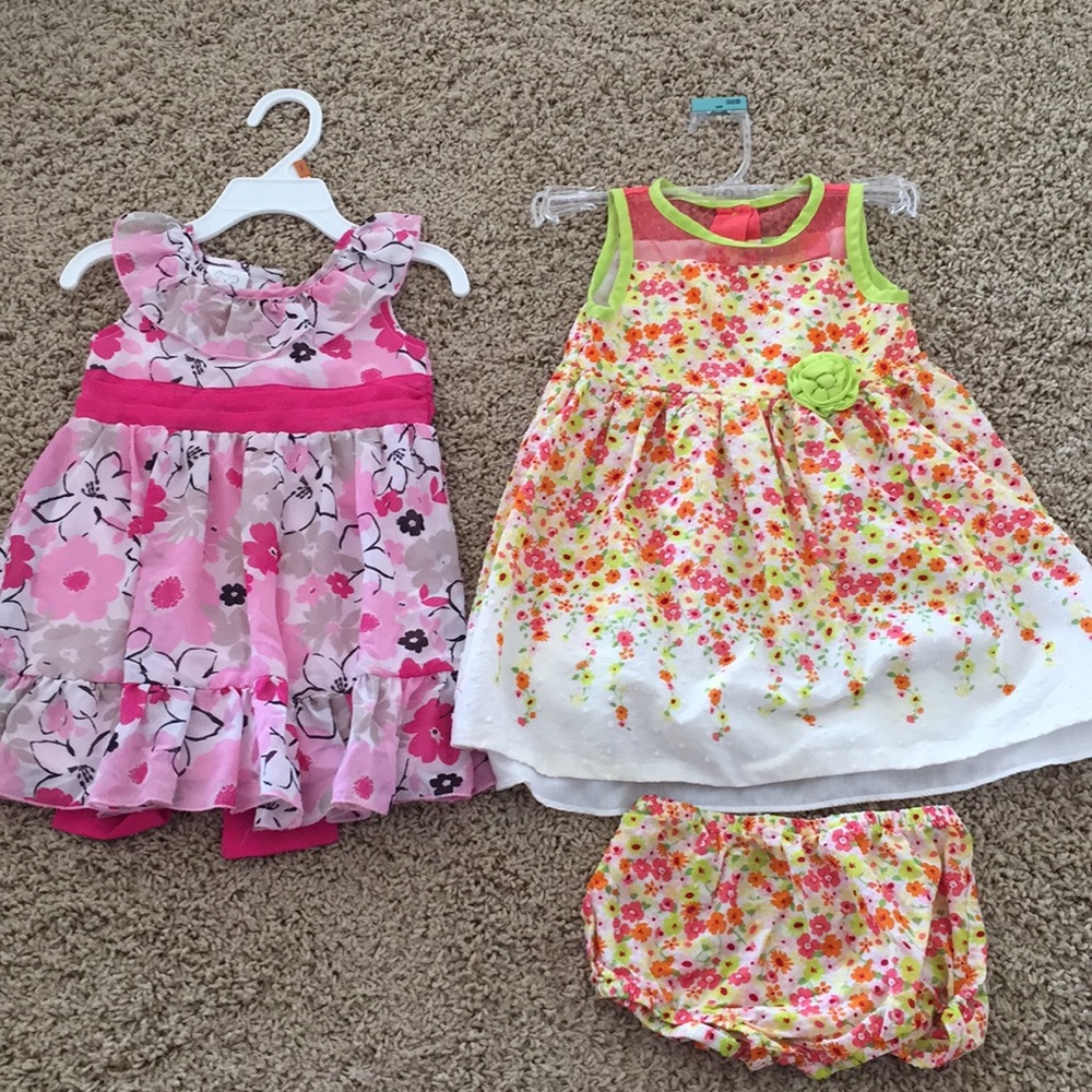 Floral toddler dresses👗